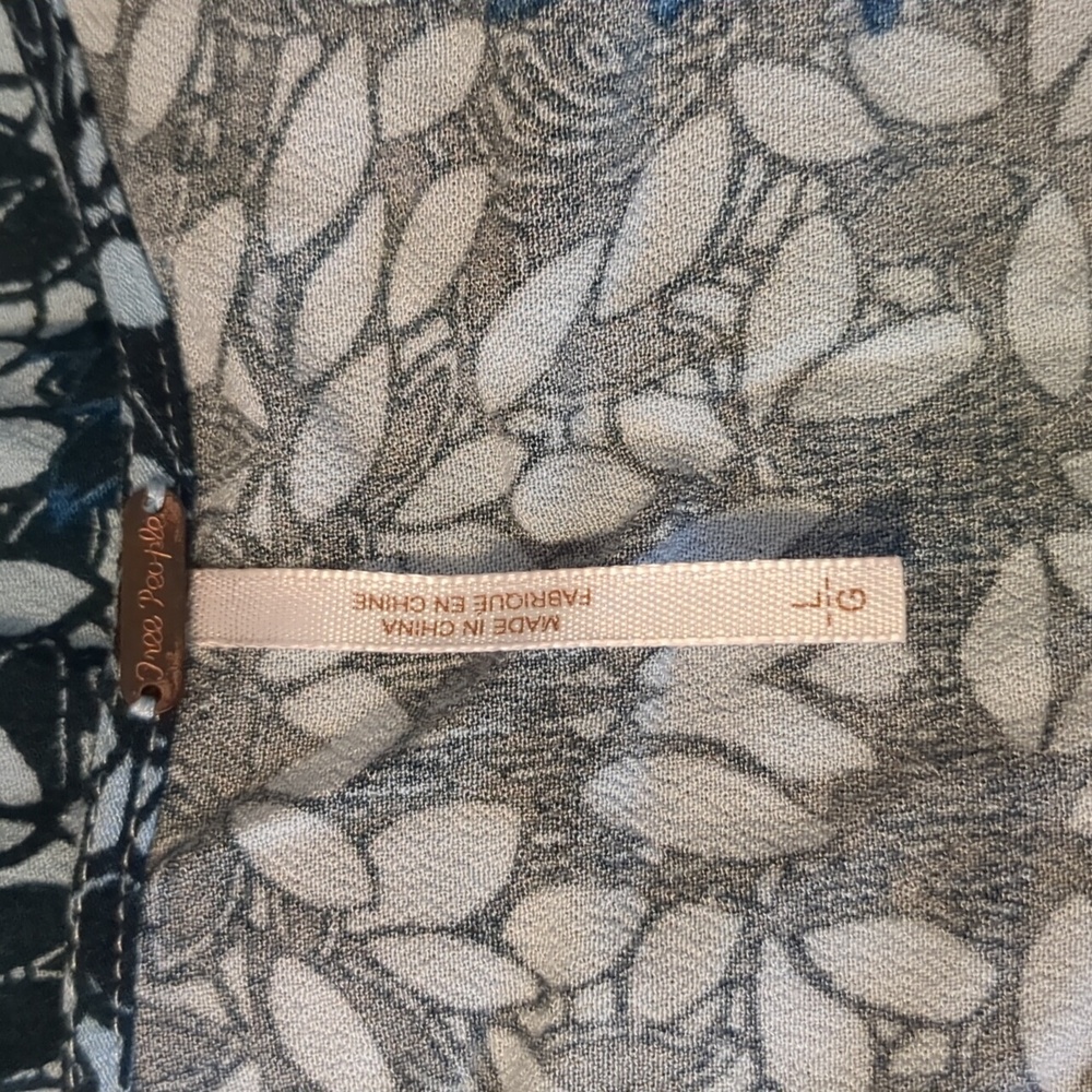 Free People Birds Of A Feather Top Sz. L - Picture 5 of 8
